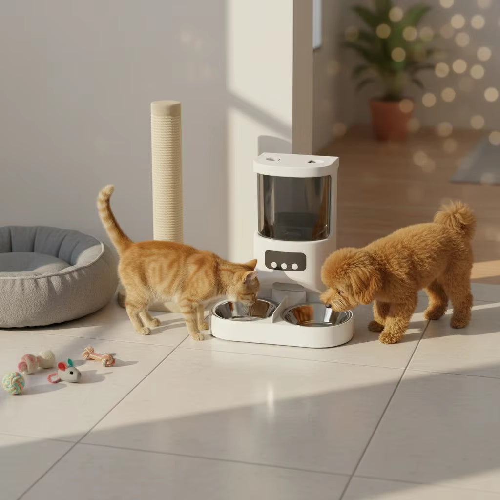 Dropshipping Remote Control Automatic Pet Feeder Pet Bowl Smart Dog Food Dispenser with Tuya App