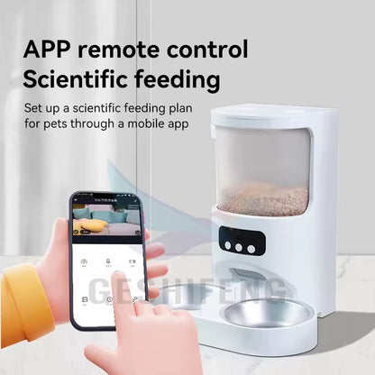 Dropshipping Remote Control Automatic Pet Feeder Pet Bowl Smart Dog Food Dispenser with Tuya App