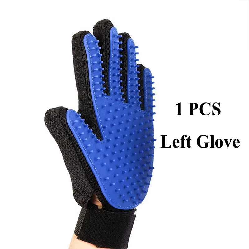 Upgrade Efficient Pet Hair Remover Gloves, Gentle Shedding Brushes for Dogs Cats, Pet Grooming Glove Brush, Deshedding Glove